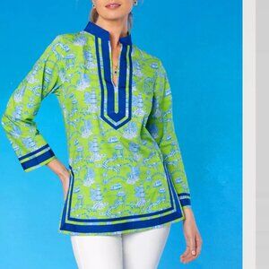 Nicoblu Capri Scenic Toile Tunic XL